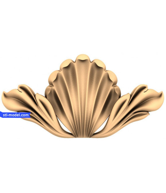 Floral Shell Crest