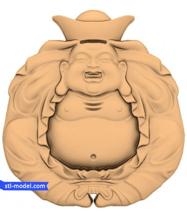 Character "Buddha" | STL - 3D model for CNC