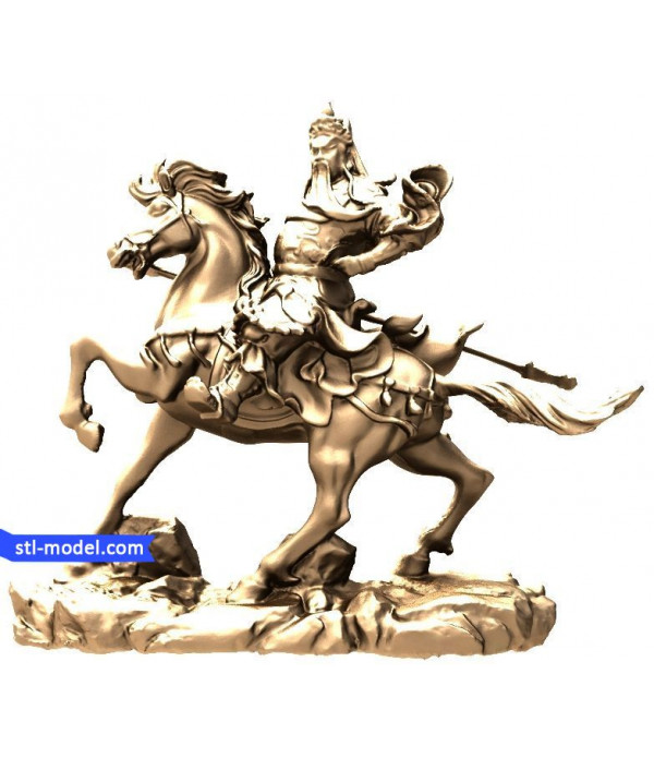Character "Rider (4 axis)" | STL - 3D model for CNC