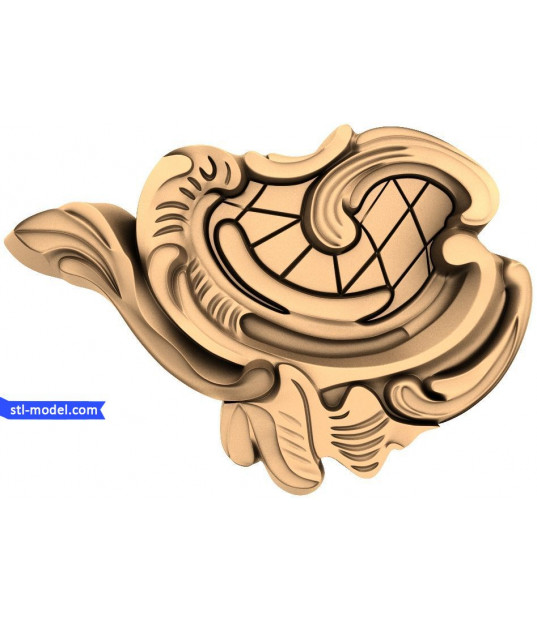 Ornate Scroll Relief