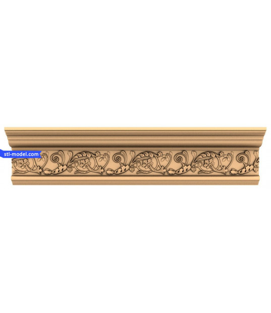 Ornate Floral Cornice