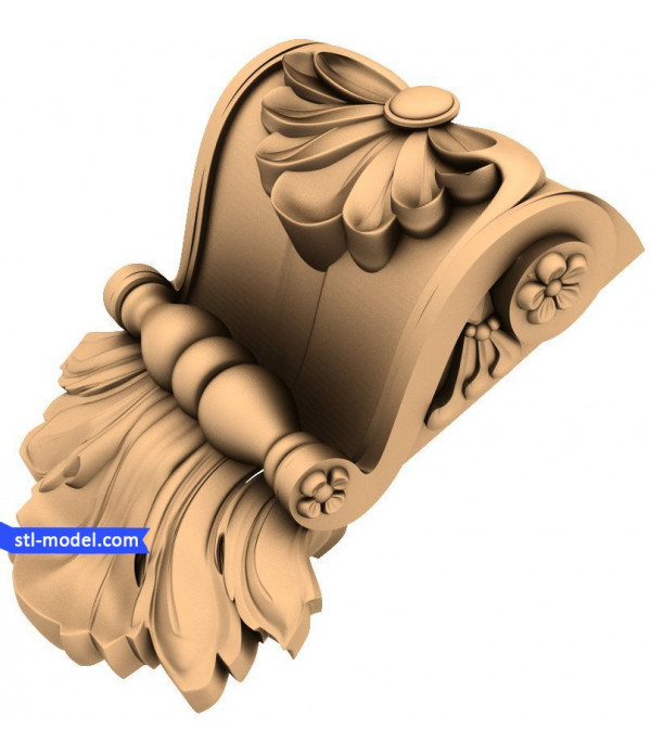Corbel "Corbel #38" | STL - 3D model for CNC