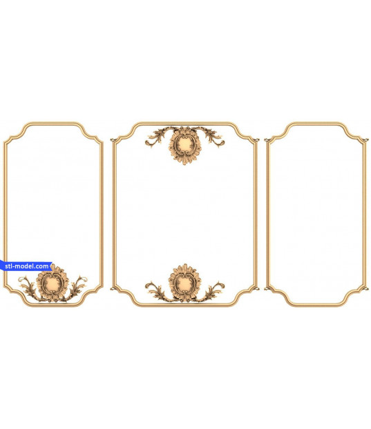 Ornamental Baroque Panel Set