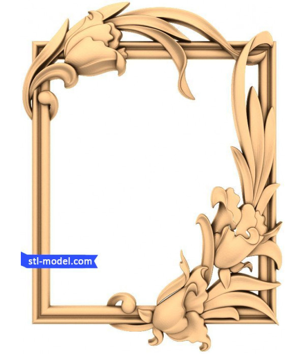 Frame "Frame #206" | STL - 3D model for CNC
