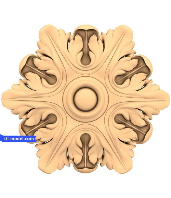 Rosette "Rosette #128" | STL - 3D model for CNC