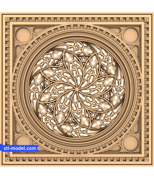 Ornate Mandala Panel