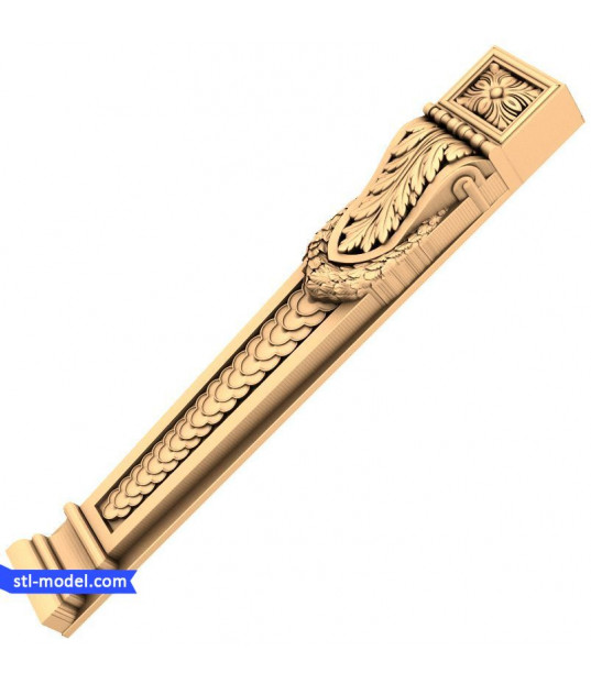 Elegant Leaf Pilaster
