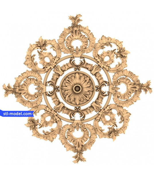 Ornate Floral Rosette