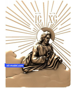 Icon "Jesus #5" | STL - 3D mod...