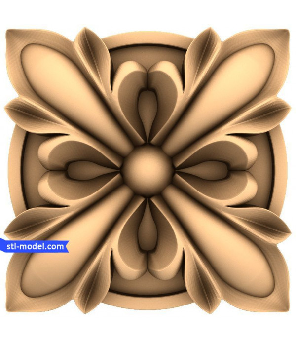 Rosette "Rosette #145" | STL - 3D model for CNC