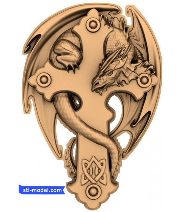 Bas-relief "Dragon #7" | STL - 3D model for CNC