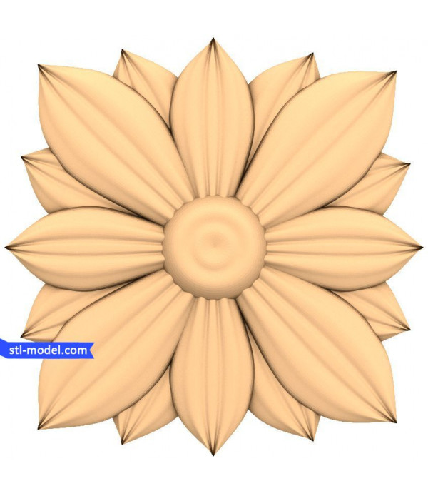 Rosette "Rosette #177" | STL - 3D model for CNC