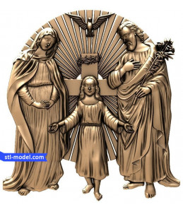 Icon "Holy family" | STL - 3D ...
