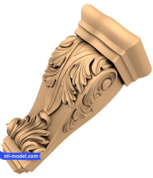Baroque Leaf Corbel