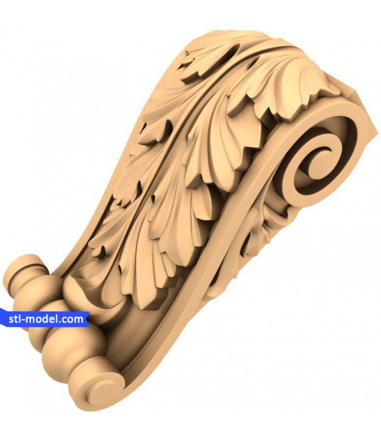 Floral Acanthus Corbel