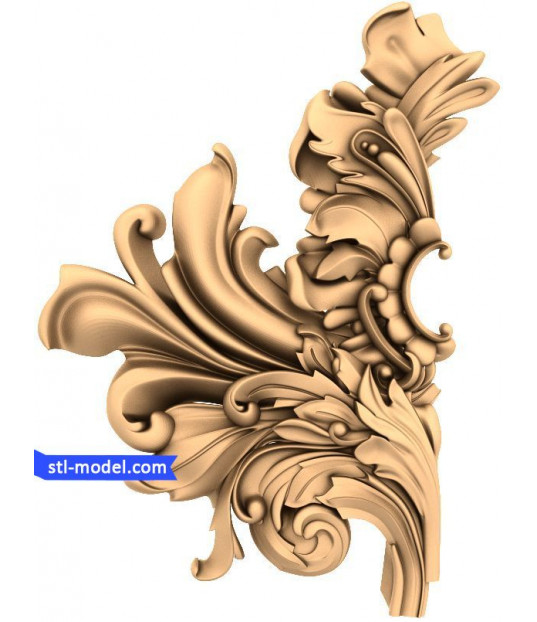 Baroque Floral Scroll