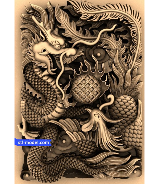 Majestic Dragon Relief