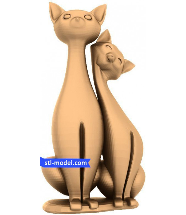 Character "Cat" | STL - 3D model for CNC