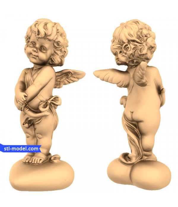Figurine "angel Cupid (2)" | STL - 3D model for CNC