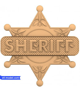 Bas-relief "Sheriff Star" | ST...