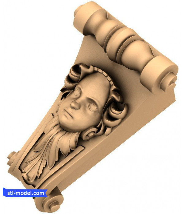 Corbel "Corbel #162" | STL - 3D model for CNC