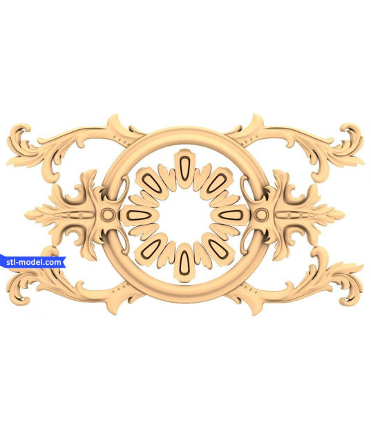 Baroque Flourish Panel