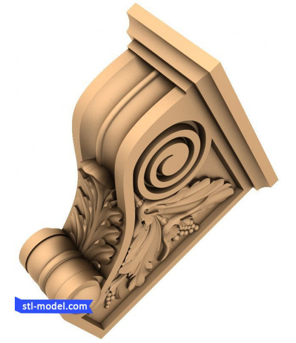 Corbel "Corbel #169" | STL - 3D model for CNC