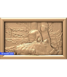 Bas-relief "Forester #1" | STL...