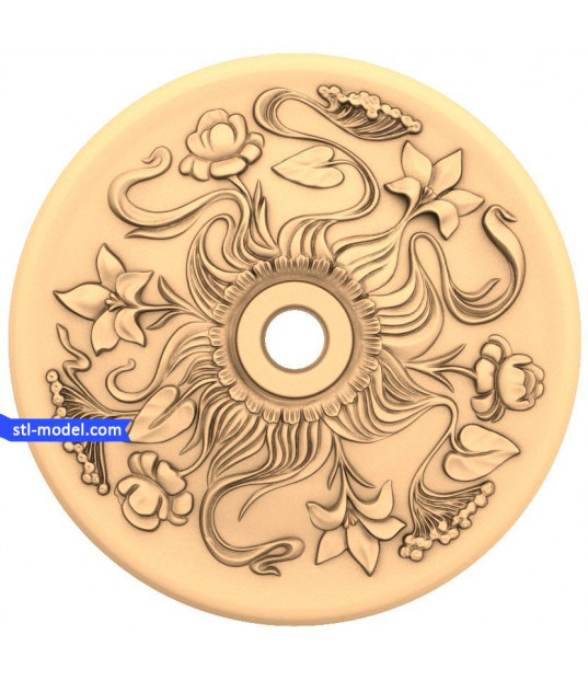 Floral Symphony Decorative Rosette