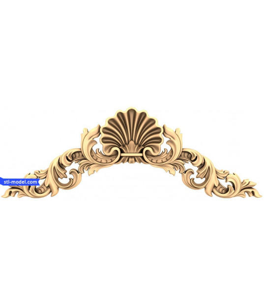 Ornate Shell Pediment