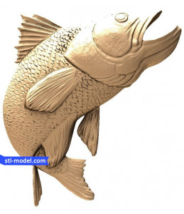 Bas-relief "Fish" | STL - 3D m...