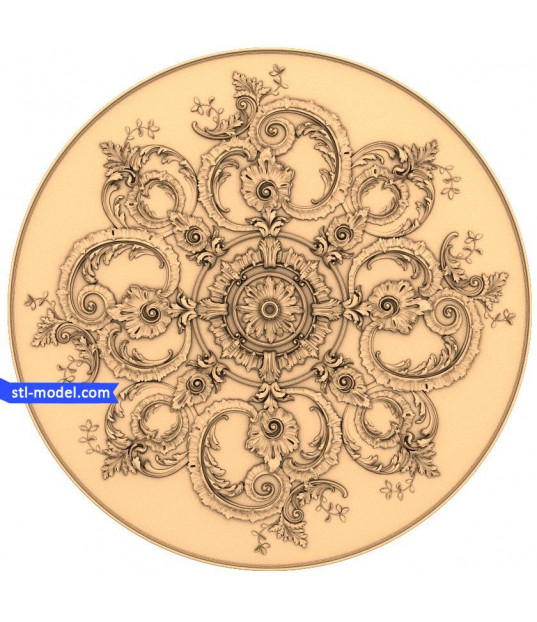 Ornate Floral Medallion