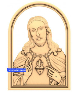 Icon "Heart of Jesus" | STL - ...