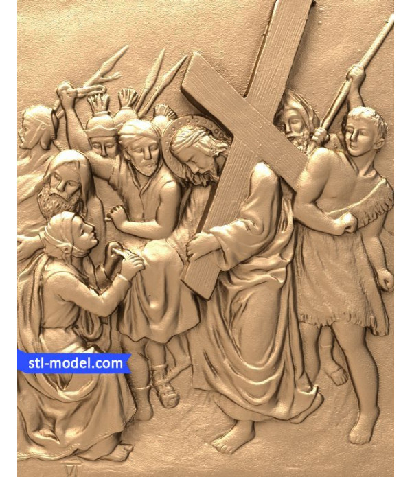 Icon "Execution of Jesus Christ #6" | STL - 3D model for CNC