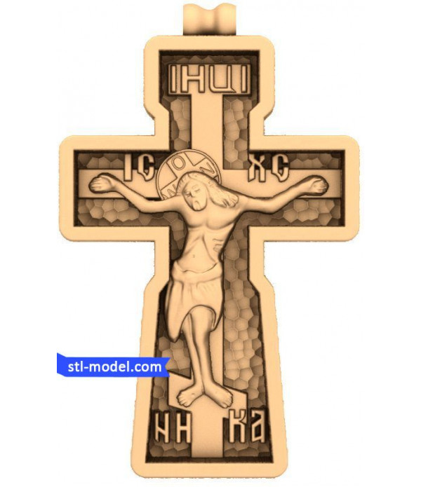 Cross "Crucifixion #12" | STL - 3D model for CNC