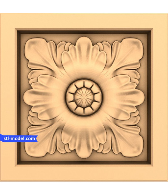 Floral Elegance Relief
