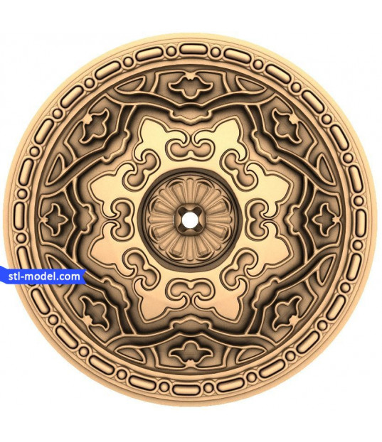 Ornate Medallion: Majestic Symmetry