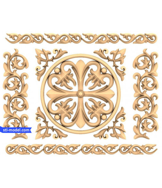 Ornamental Fleur-de-Lis Panel