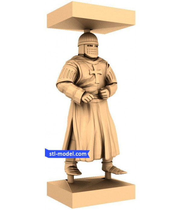 Crusaders "Pawn #1" | STL - 3D model for CNC
