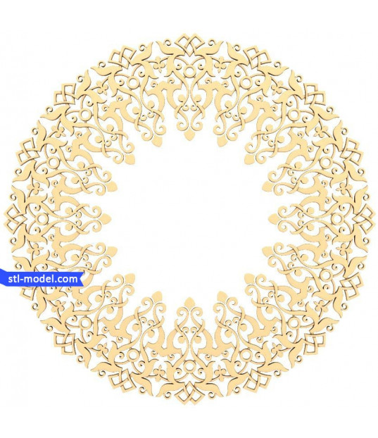 Ornate Circle Frame
