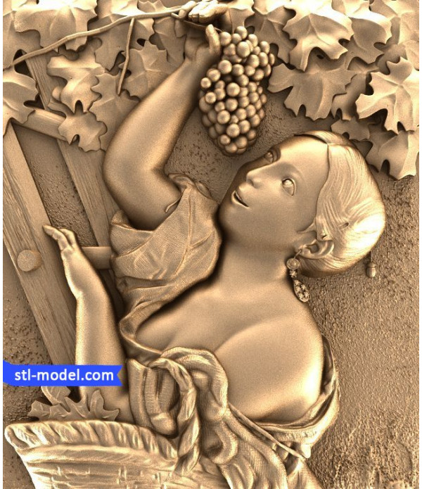 Bas-relief "Italian midday" | STL - 3D model for CNC