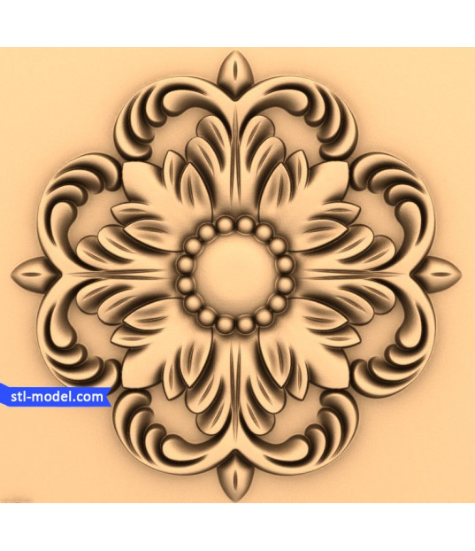 Ornate Floral Rosette