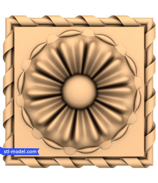 Floral Mandala Relief