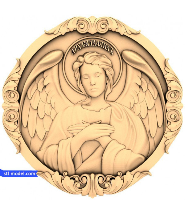 Icon "Archangel Selafiil" | STL - 3D model for CNC