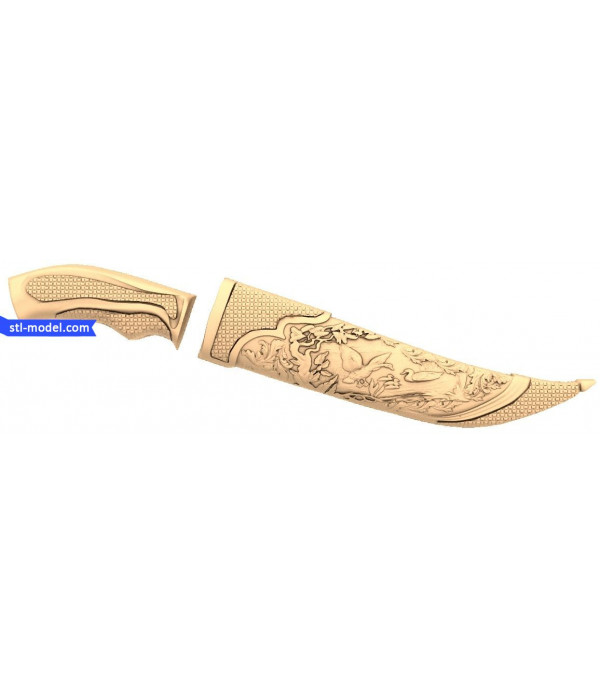 Handle "duck Knife" | STL - 3D model for CNC