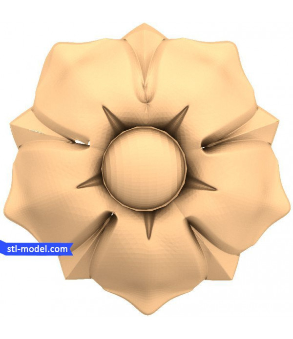 Rosette "Rosette #132" | STL - 3D model for CNC