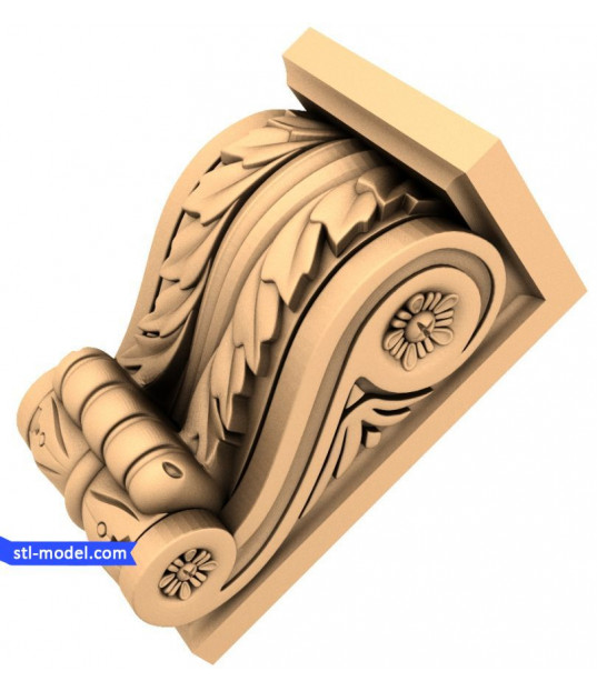 Leaf Scroll Corbel