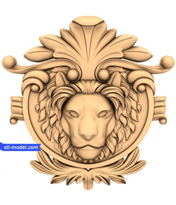 Character "lion Head #9" | STL - 3D model for CNC