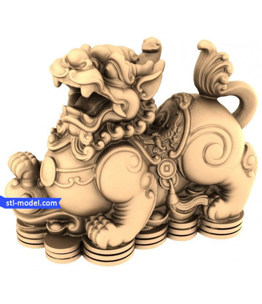 Guardian Lion STL Model