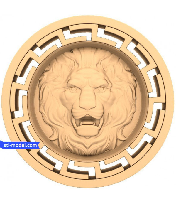 Character "lion Head #7" | STL - 3D model for CNC